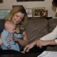 Postpartum Doula visiting mom and newborn baby